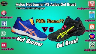 Perbandingan Asics Net Burner Ballistic FF VS Asics Gel Brust 25 Terbaru 2022 [upl. by Ellesor562]