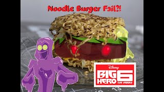 Attempting to make a noodle burger from Big Hero 6 the series [upl. by Patrizia]