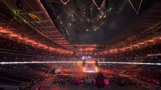 Adam Cole ‘Bay Bay’ Entrance amp MJF All In Wembley Stadium [upl. by Sadnalor637]