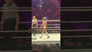 BIANCA BEL AIR VS SASHA BANKS FOR THE RAW WOMEN’S TITLE WWE LIVE EVENT [upl. by Salokin393]