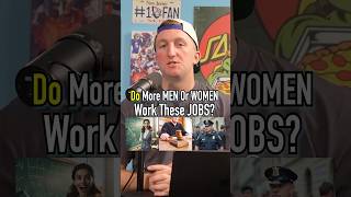 Do More MEN Or WOMEN Work These Jobs shorts men women jobs work guessinggame [upl. by Nahtam]