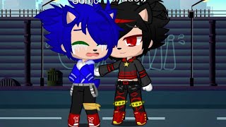 sonic and shadow talking about there friends gacha club animation [upl. by Obadiah]