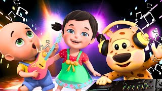 Birthday Dance Party  Looby loo Dance  Ram Sam Sam  Nursery Rhymes for Kids  Jugnu Kids [upl. by Ahseiat]