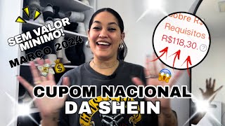 CUPOM NACIONAL DA SHEIN [upl. by Eibber]