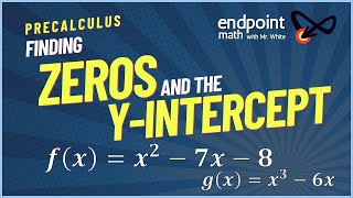 Finding Zeros and yIntercept of a Polynomial Function with calculator and algebra [upl. by Tanner450]