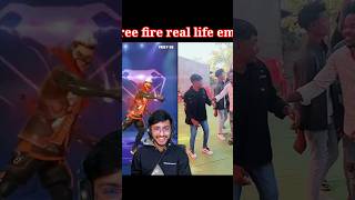 Did you seen Free Fire Emote in real life  😵‍💫 Wait For That Boy 🥹 shorts [upl. by Robison]