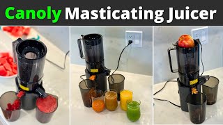 Canoly Masticating Juicer  Amazons 1 Bestselling Juicer Impresses [upl. by Studnia]