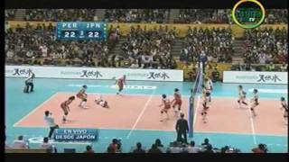 PERU VS JAPON MUNDIAL DE VOLEY 2010 [upl. by Chainey76]