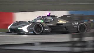 NEW Lamborghini SC63 GTP Hypercar Night Test at Sebring [upl. by Foster]