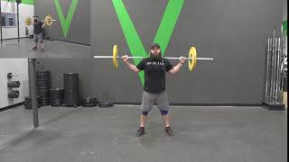 Snatch Grip Push Press  CrossFit Invictus [upl. by Adena]