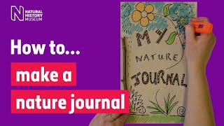 How to make a nature journal so you can record wildlife like a scientist  Natural History Museum [upl. by Suraved]