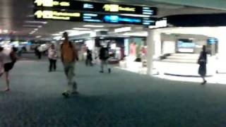 Walk from Changi Airport Terminal 1 to Terminal 3 [upl. by Eiger]