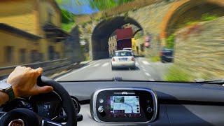 Relax Driving Tour 4k Italy  Stigliano to Volterra  4k50fps HDR [upl. by Eseer]