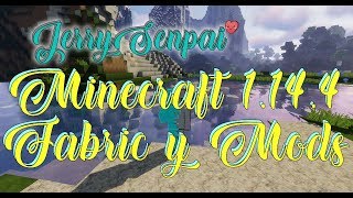 VoxelMap Fabric Optifine Hwyla Minecraft 1144 Mods Español [upl. by Tolman299]