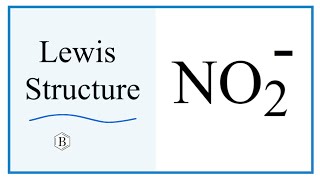 Lewis Dot Structure for NO2  Nitrite ion [upl. by Dominique]