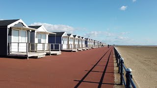 lytham St annes only 4 miles from Blackpool beach and seafront walk  what a beach  pt 2 of walk [upl. by Repsaj]