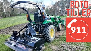 Tiller Problems in the Garden  Rototiller Wont Turn Tarter RT205 [upl. by Files588]