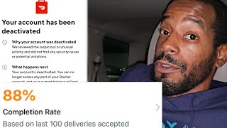 Doordash Will Deactivate Alot of Dashers On Decenmber 6 2023 [upl. by Rodney427]