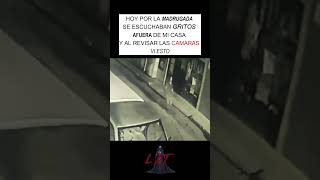 MIRA LO QUE GRABARON MIS CAMARAS miedo terror terrorifico creepy misterio brujo [upl. by Nnawtna]