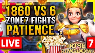 Crazy60 vs 6 Kingdoms patience pls 🔥 LIVE 🔴 C11241 1860 1228 1655 2082 7  Rise of Kingdoms [upl. by Turne]