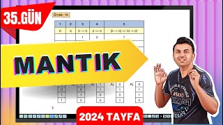 MANTIK  35 GÜN 40GündeTYTmatematikkampı [upl. by Annyl]