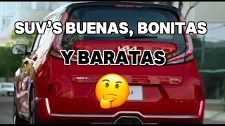 BUENAS SUVS BARATAS A COMPRA EN 2024 [upl. by Ardnasal230]