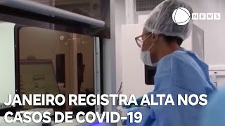 Janeiro registra aumento de casos de Covid19 em relação a 2023 [upl. by Dupuy630]