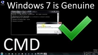 Easy Fix  How to make Windows 7 Genuine  How to make windows 7 activated [upl. by Ginger]