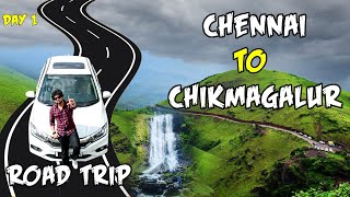 Chennai to Chikmagalur  Road Trip  Day 1  Aravind Vlogs [upl. by Arem]