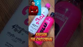 Blu Electrolyte Drinks Review  Rafsan TheChotoBhai  Blu Lychee and Watermelon Lemonade review [upl. by Suillenroc]