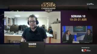 Fnatic vs Evil Geniuses  LCS EU Semana 10 comentarios en castellano [upl. by Alvita]