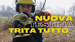 Decespugliatore NUOVA TESTINA rivoluzionaria  sostituzione FACILE del FILO [upl. by Cristian]