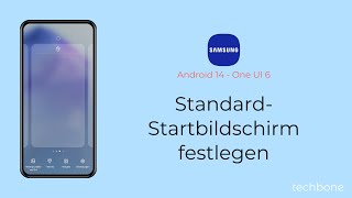 StandardStartbildschirm festlegen  Samsung Android 14  One UI 6 [upl. by Adiene]