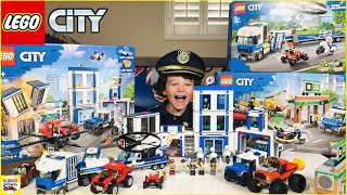 Lego City New Sets 2020 Police Station Police Monster Truck Heist and Truck with Flying Helicopter [upl. by Nolyad]