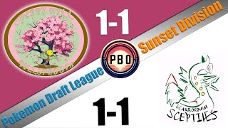 Pokémon Draft League  Scarborough Sceptiles VS Cherry Hill Bellsprouts  S7 W3 Sunset Div [upl. by Jeritah841]