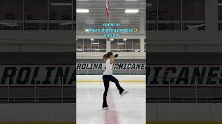 figure skating practice vlog❄️⛸️ iceskater iceskating figureskating figureskater skating [upl. by Nesnaj659]