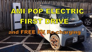 CITROEN AMI POP FIRST DRIVE 45 MILES with FREE EV CHARGE [upl. by Asyla]