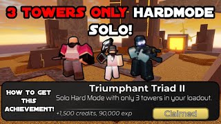 How to get Triumphant Triad II Achievement in Paradigm Shift Tower Defense [upl. by Kinelski]