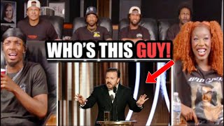 SIBLINGS REACT TO RICKY GERVAIS GOLDEN GLOBES 2020 REACTION  HE HAS NO CHILL [upl. by Arah]