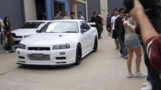 Nissan Skyline GTR r34 Turbo Sound 720p [upl. by Letizia]