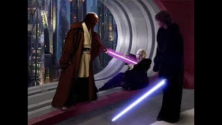 Mace Windu vs Palpatine  Star Wars Revenge of the Sith [upl. by Berey767]