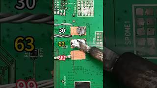 The number is given on the pcb here the number means how much flux is in the solder wire [upl. by Kinchen]