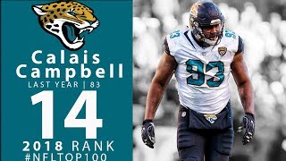 14 Calais Campbell DE Jaguars  Top 100 Players of 2018  NFL [upl. by Yelreveb]