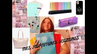 MES FOURNITURES SCOLAIRES 2023  2024 BACK TO SCHOOL EP 1 [upl. by Ytsirhc]