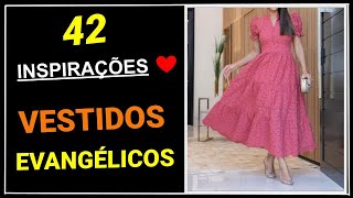 Vestidos Evangélicos  42 Dicas de Estilo e Elegância com Vestidos Evangélicos  Moda Evangélica ❤ [upl. by Irehs]