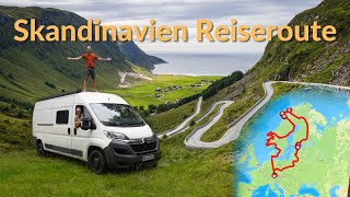 Die beste Reiseroute für Skandinavien  Ultimativer Travelguide  Reisetipps [upl. by Tilda]