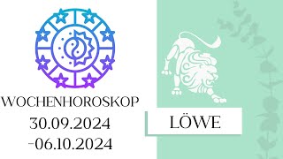 ♌ Wochenhoroskop  Löwe  3009061024  KW 402024 [upl. by Spatz760]