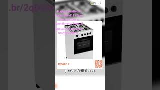 Fogão Esmaltec 4 Bocas Bali 4111 Com Mesa de Inox e Acendimento Manual httpssshopeecombr2qDGI [upl. by Maharba]