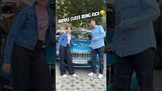 Middle Class Show Off 😅😂 shorts funny bmw [upl. by Aknaib]