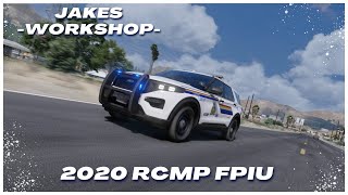 2020 RCMP FPIU  Jakes workshop  showcase  GTA V [upl. by Zashin]